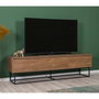 Hanah Home Laxus Takım 20 Juego de Muebles para Sala de Estar Nogal y Negro